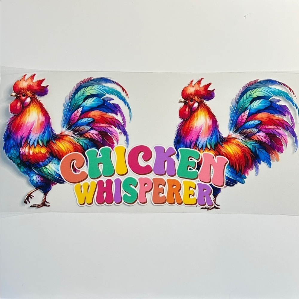 Chicken Whisperer Cup Decal